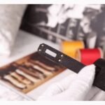 Black Epsom Knockoff Hermes Kelly 20cm Classic Handbag - Image 6