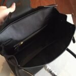 Hermes Birkin 35cm Imitation Designer Bag in Black - Image 4
