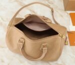 Louis Vuitton Monogram Empreinte Speedy Soft 30 Handbag In Apricot - Image 7