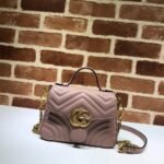 Gucci GG Marmont Mini Top Handle Bag - Image 2