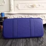 Electric Blue Leather Fake Hermes Garden Party 36cm Tote Bag - Image 4