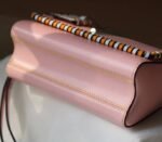 Louis Vuitton Epi Leather Twist MM Bag In Rose Bellerin Pink With Braided Edges Flap - Image 8