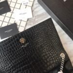 MONOGRAM CHAIN WALLET IN CROCODILE EMBOSSED SHINY LEATHER - Image 7