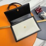 Knockoff Saint Laurent Sunset Medium Top Handle Bag Bicolor Calfskin - Image 8