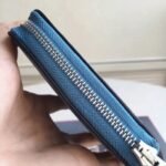 Blue Jean Fake Designer Hermes Wallet Azap Zipped - Image 6