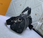 Louis Vuitton Monogram Eclipse Canvas Keepall Bandouliere 25 Travel Bag - Image 4