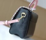 Louis Vuitton Epi Leather Twist MM Bag In Black With Braided Edges Flap - Image 7
