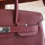 Bordeaux Knockoff Designer Hermes Birkin 30cm Bag - Image 3