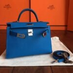 Mykonos Color Replica Designer Hermes Kelly 20CM Tote - Image 6