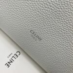 Top Quality Fake Celine Sangle Small Bucket Bag In White Calfskin - Image 6