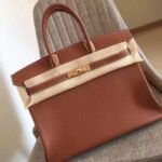 Gold Hermes Birkin 30cm High-End Designer Fake