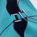Turquoise replica Hermes Picotin Lock handbag - Image 6