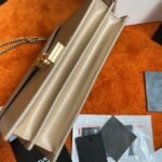 Fake Saint Laurent Cassandra Medium Chain Bag Beige - Image 2