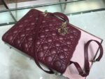 Dior Lady Dior Large Bag Fake in Bordeaux - Image 8