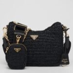Prada Re-Edition Shoulder Bag Replica in Black