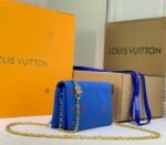 Louis Vuitton Coussin Pochette In Blue And Red - Image 3