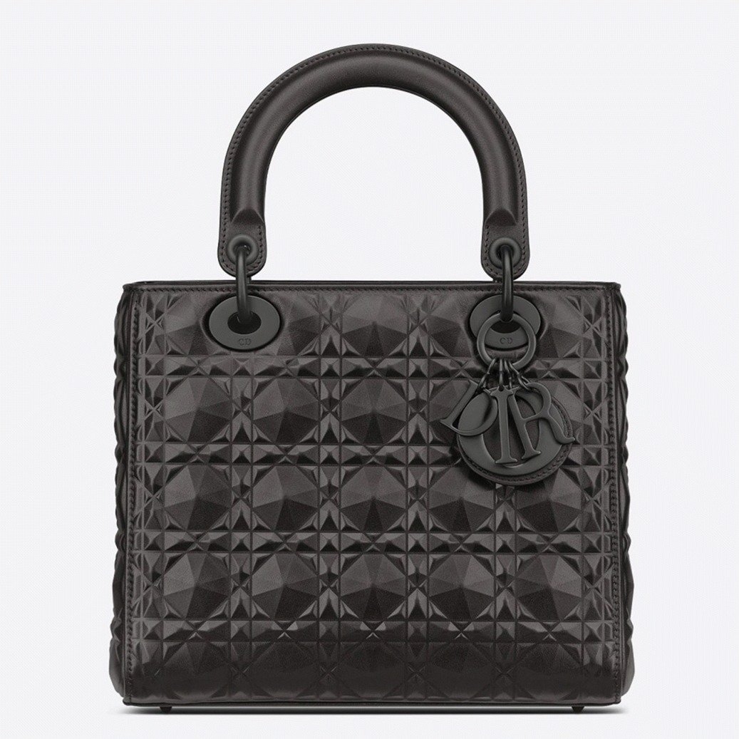 594FAE96-8B95-0EA9-FA7B-90673447245C.jpg Dior Lady Dior Medium Bag Imitation in Black - Image 1