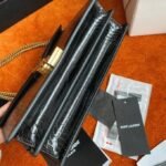 Fake Saint Laurent Cassandra Medium Bag Black Crocodile - Image 4