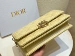Dior Miss Dior Top Handle Bag Knockoff in Pastel Yellow Cannage Lambskin - Image 7
