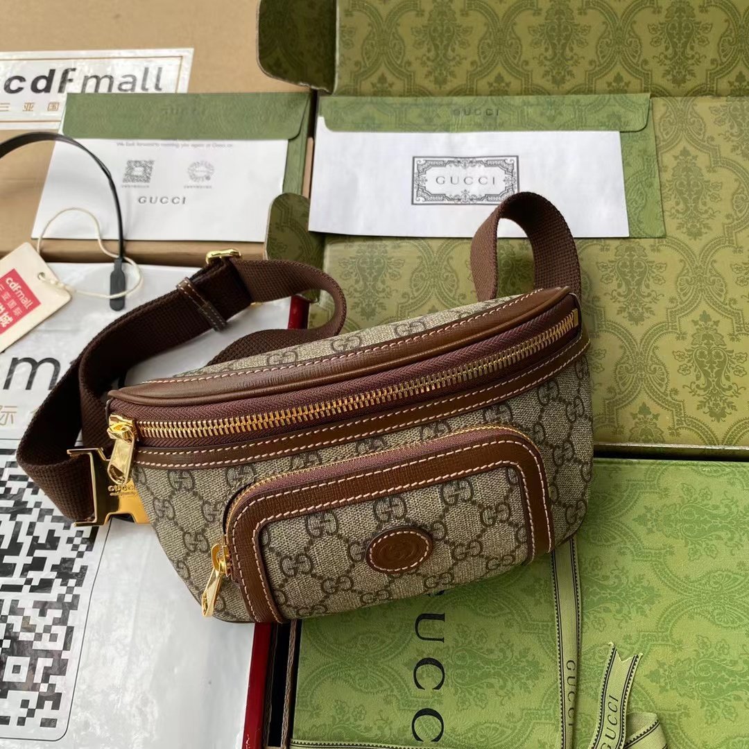 5985B1CF-C8A9-C13C-BE86-FE557BA1CD7B.jpg GG Supreme Canvas Belt Bag - Image 1