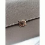 Grey 1:1 replica Hermes Clic wallet with strap - Image 5