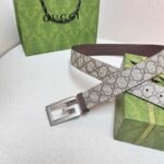 Square G reversible leather belt - Image 4
