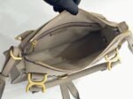 Top Quality Faux Chloe Marcie Small Double Carry Bag in Sand Grained Leather - Image 8