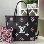 Louis Vuitton Wild At Heart Neverfull MM Bag In Black