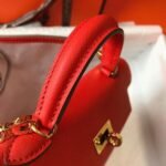 Hermes Kelly Mini II Bag Replica in Rouge Casaque - Image 5