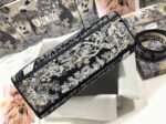 Dior Lady D-Lite Large Bag Fake in Blue Toile de Jouy Reverse Embroidery - Image 8