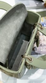 Dior Small Lady Dior My ABCDior Bag Knockoff in Ethereal Green - Image 9