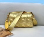 Top Quality Replica Fendi Medium Baguette Bag In Gold FF - Image 3