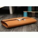 Brown replica Hermes Constance wallet - Image 3