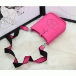 Rose Red Evelyne II TPM Messenger Bag Fake Luxury Hermes Pop Color - Image 5