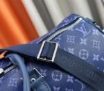 Louis Vuitton Monogram Gradient Canvas Keepall Bandouliere 50 In Navy Blue - Image 9