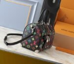 LV X TM Multicolored Speedy Bandouliere 25 In Black - Image 5