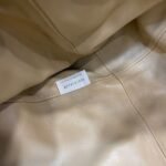 Fake Bottega Veneta Large Pouch Clutch Bag Beige - Image 7