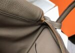 Replica Hermes Lindy 30cm bag in taupe color - Image 3
