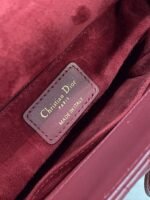 Dior Small Lady Dior My ABCDior Bag Fake in Burgundy - Image 6