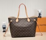 Louis Vuitton Monogram Canvas Neverfull MM Tote In Red - Image 3