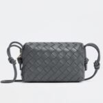 Fake Bottega Veneta Loop Mini Bag Grey