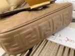 Top Quality Fendi Baguette Chain Midi Bag In Taupe - Image 4