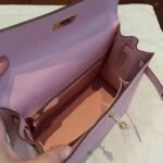 Pink Epsom Replica Hermes Kelly 25cm Feminine Handbag - Image 3