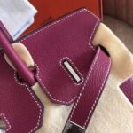 Ruby Color AAA Replica Hermes Birkin 30cm Handbag - Image 6