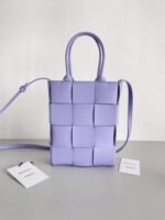 Replica Bottega Veneta Cassette Mini Tote Bag Lilas - Image 5