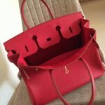 Budget Red Hermes Birkin 30cm Fake Bag - Image 4