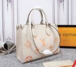 Louis Vuitton Monogram Empreinte Leather Onthego MM Bag In Cream Saffron - Image 2