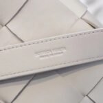 Replica Bottega Veneta Cassette Belt Bag White - Image 3