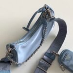 Prada Re-Edition Shoulder Bag Replica in Blue - Image 10