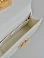 Dior 30 Montaigne East-West Bag with Chain Fake in White Calfskin - Image 2